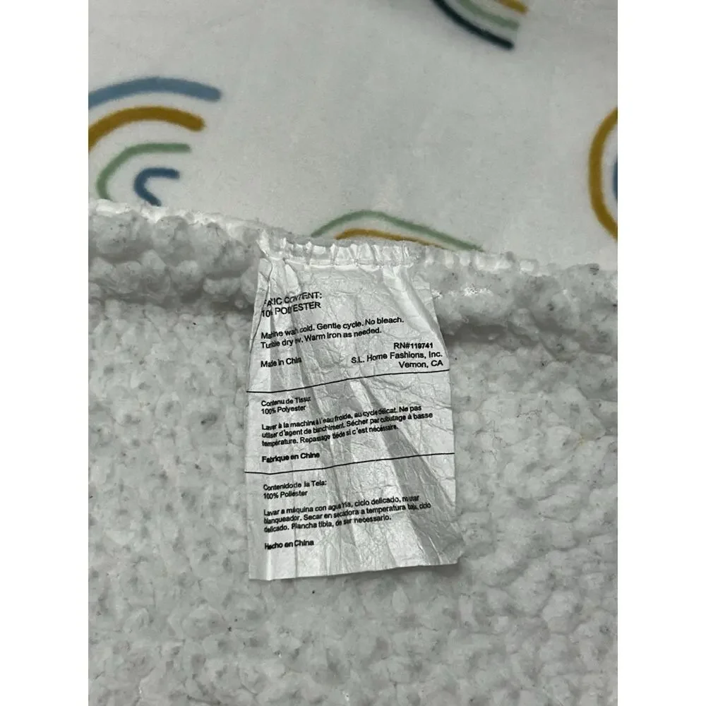 SL Home Fashions baby blanket